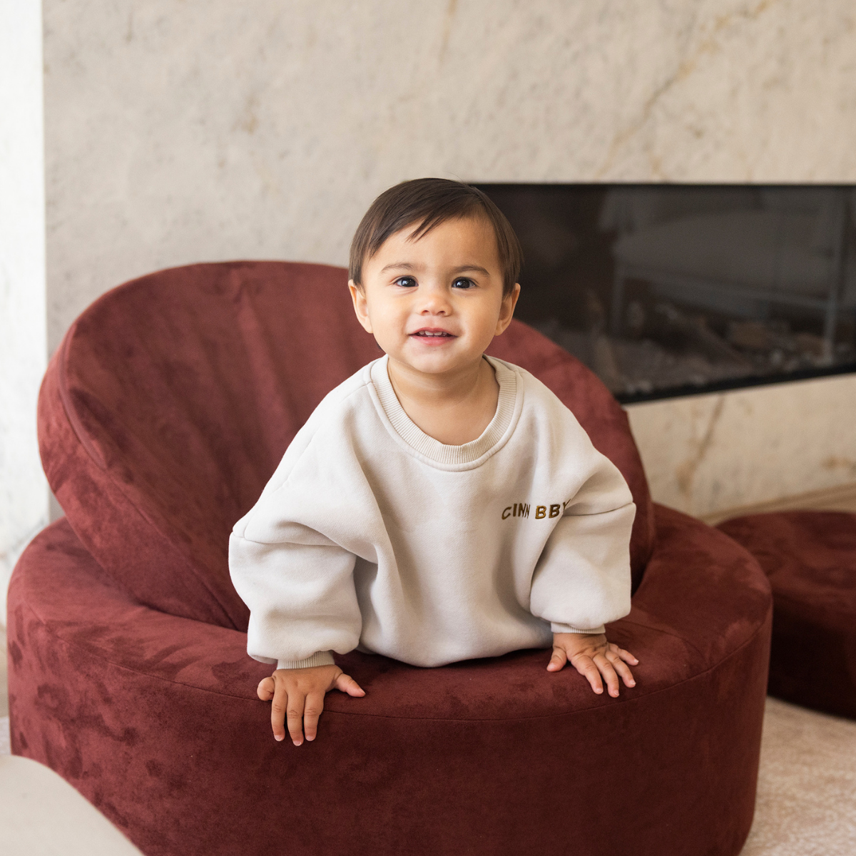Zenli-O Play Ottoman - Merlot