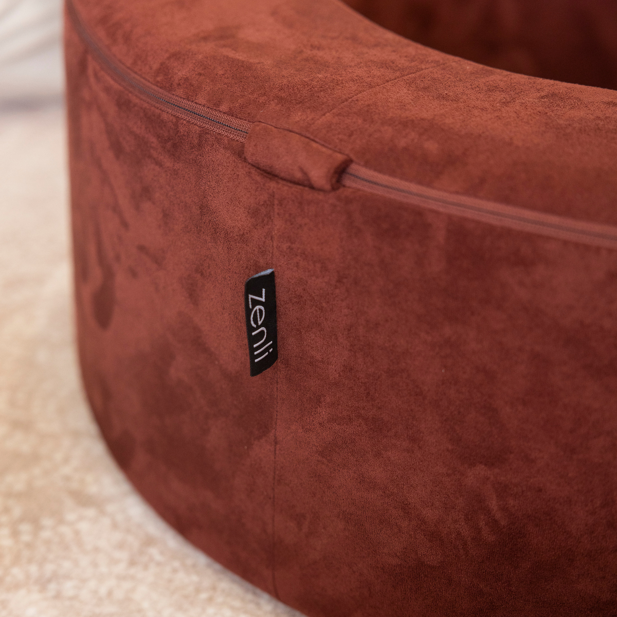 Zenli-O Play Ottoman - Merlot