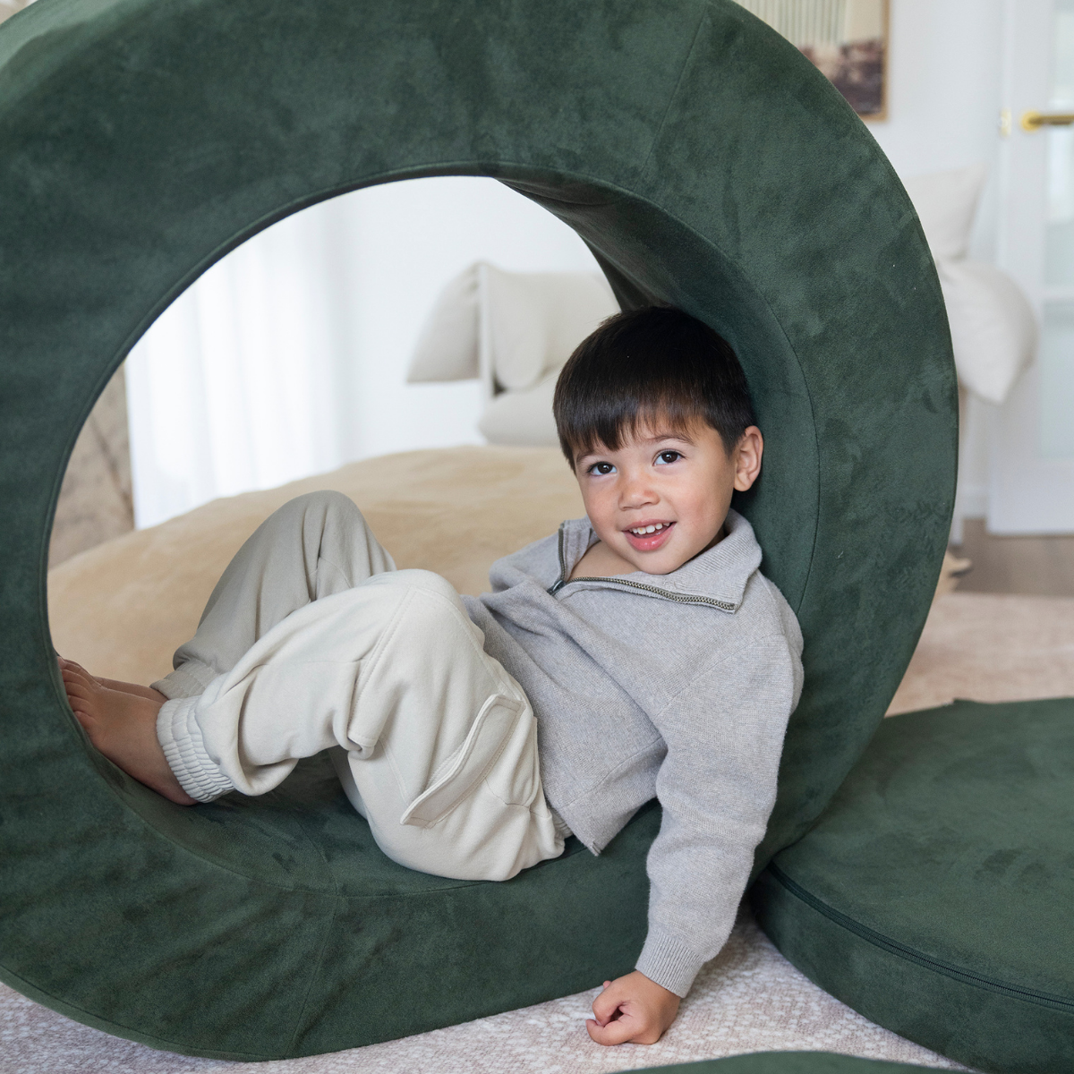 Zenli-O Play Ottoman - Sage