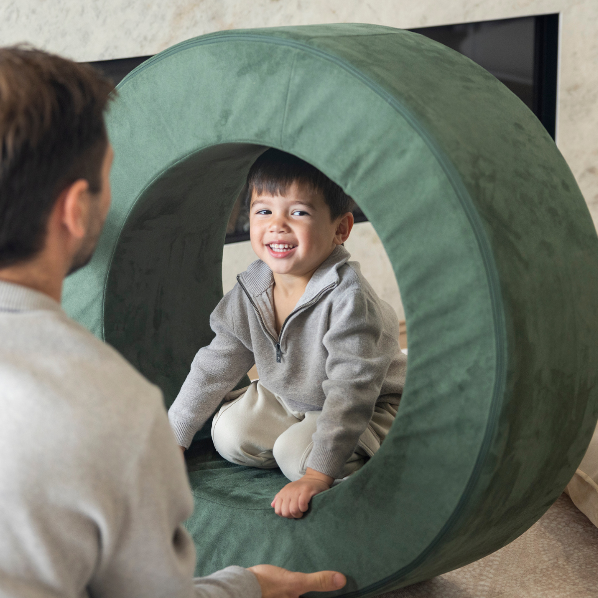 Zenli-O Play Ottoman - Sage
