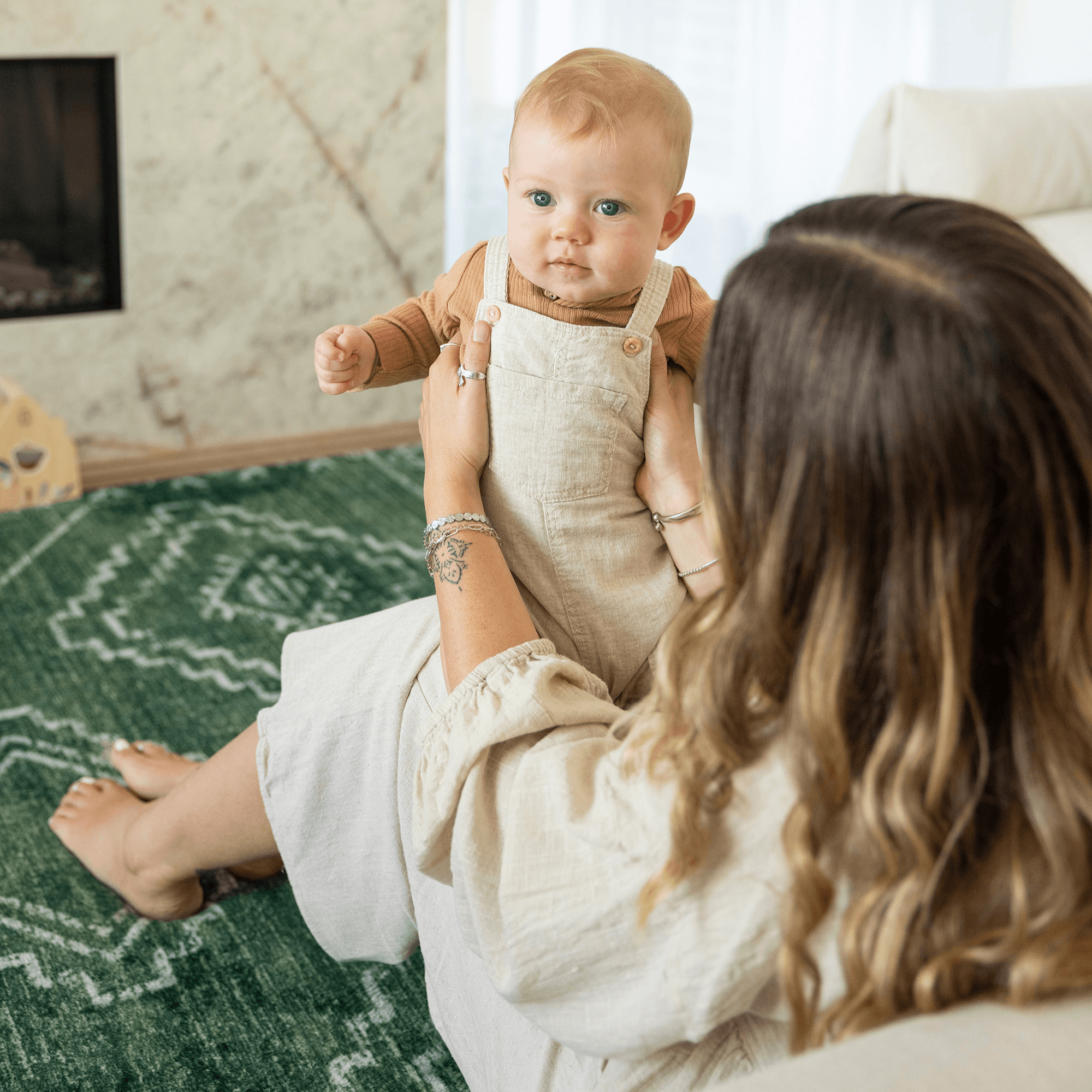 Forest Tribal Designer Memory Foam Play Mat