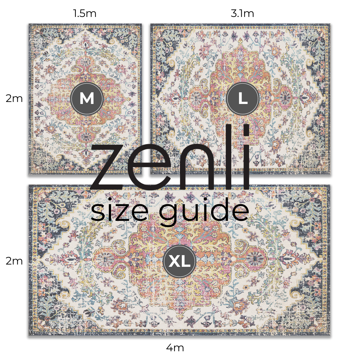 Persian Colour Designer Memory Foam Play Mat