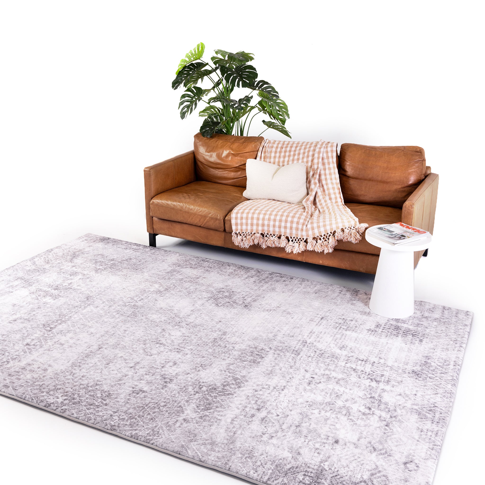 Playmat Stylish Foam Mats Geometric Grey Designer Memory Foam Play