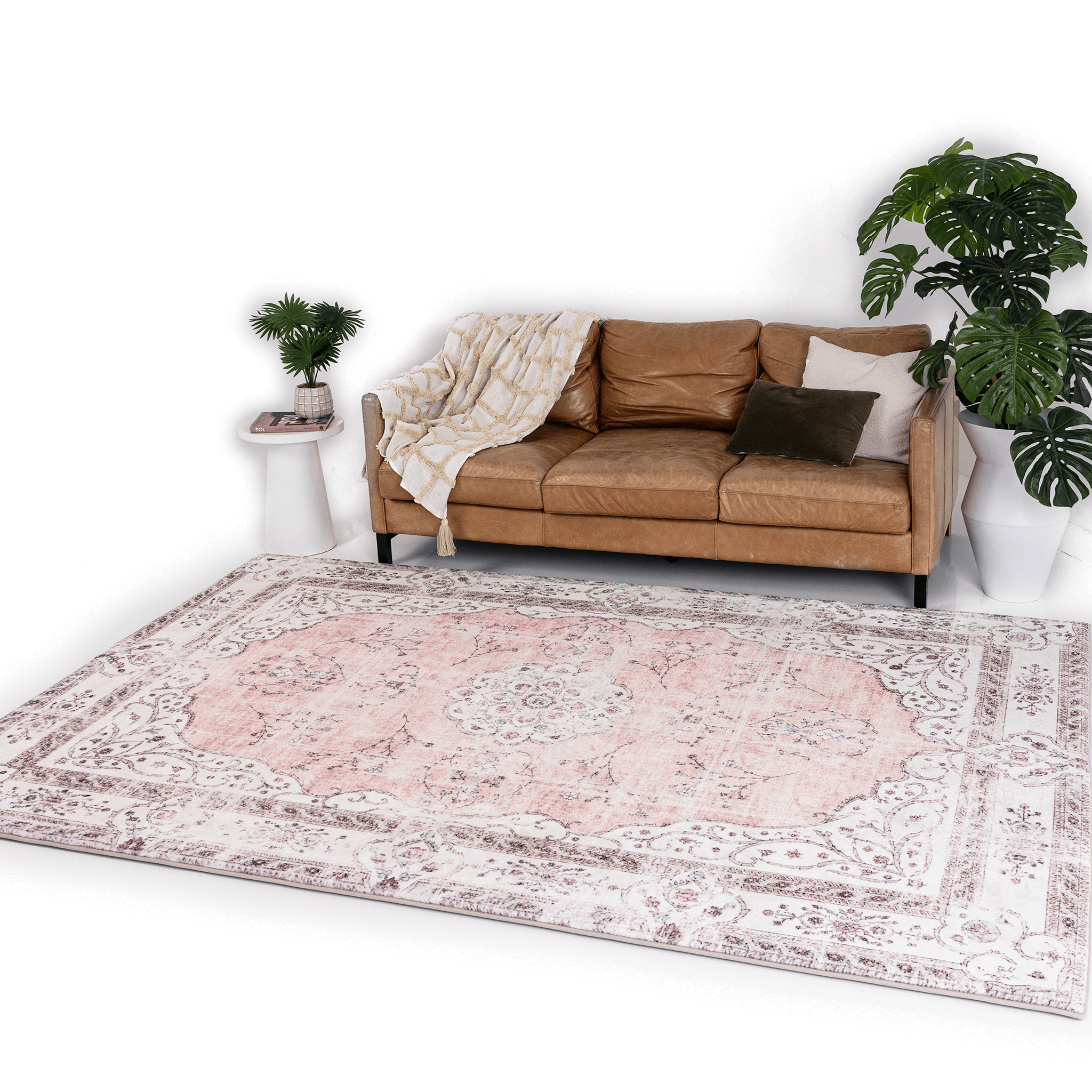 Vintage Rose Designer Memory Foam Play Mat