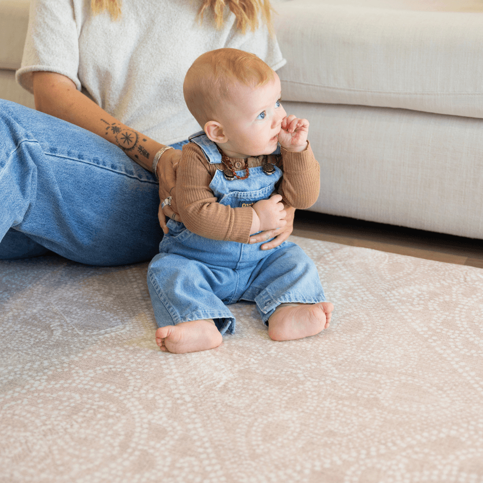 Oat Mosaic Designer Memory Foam Play Mat