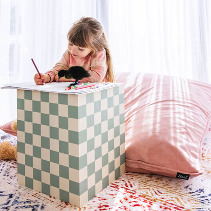 Billow Crash Pad - Blush - Microsuede - Cover Only