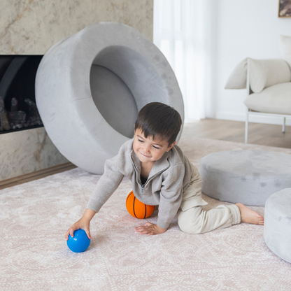 Zenli-O Play Ottoman - Dove Grey