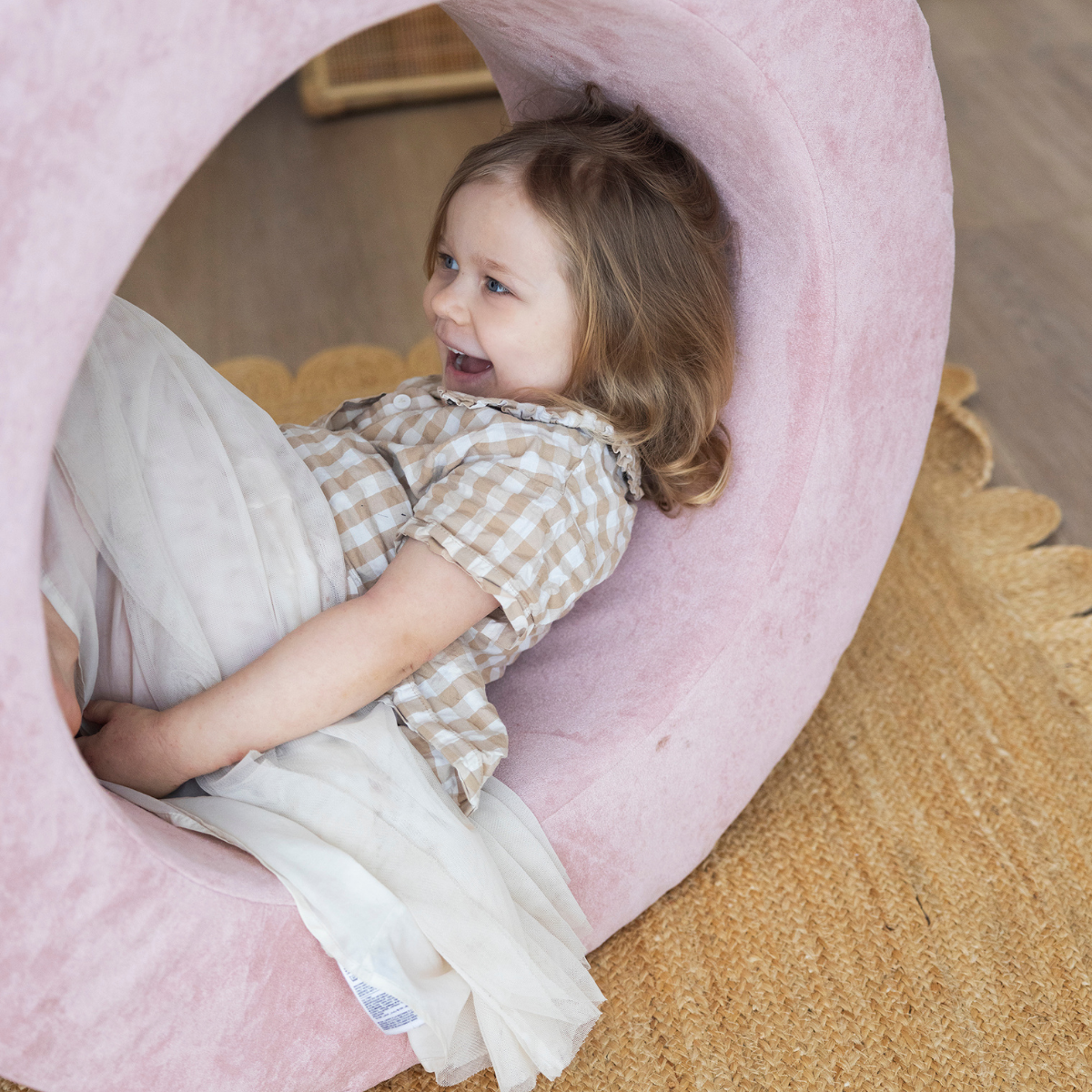 Zenli-O Play Ottoman - Blush