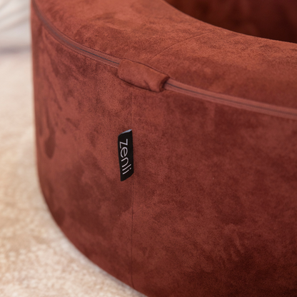 Zenli-O Play Ottoman - Merlot
