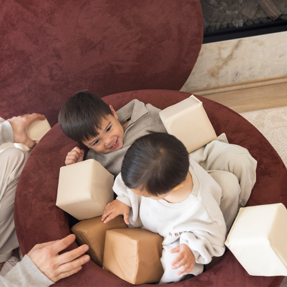 Zenli-O Play Ottoman - Merlot