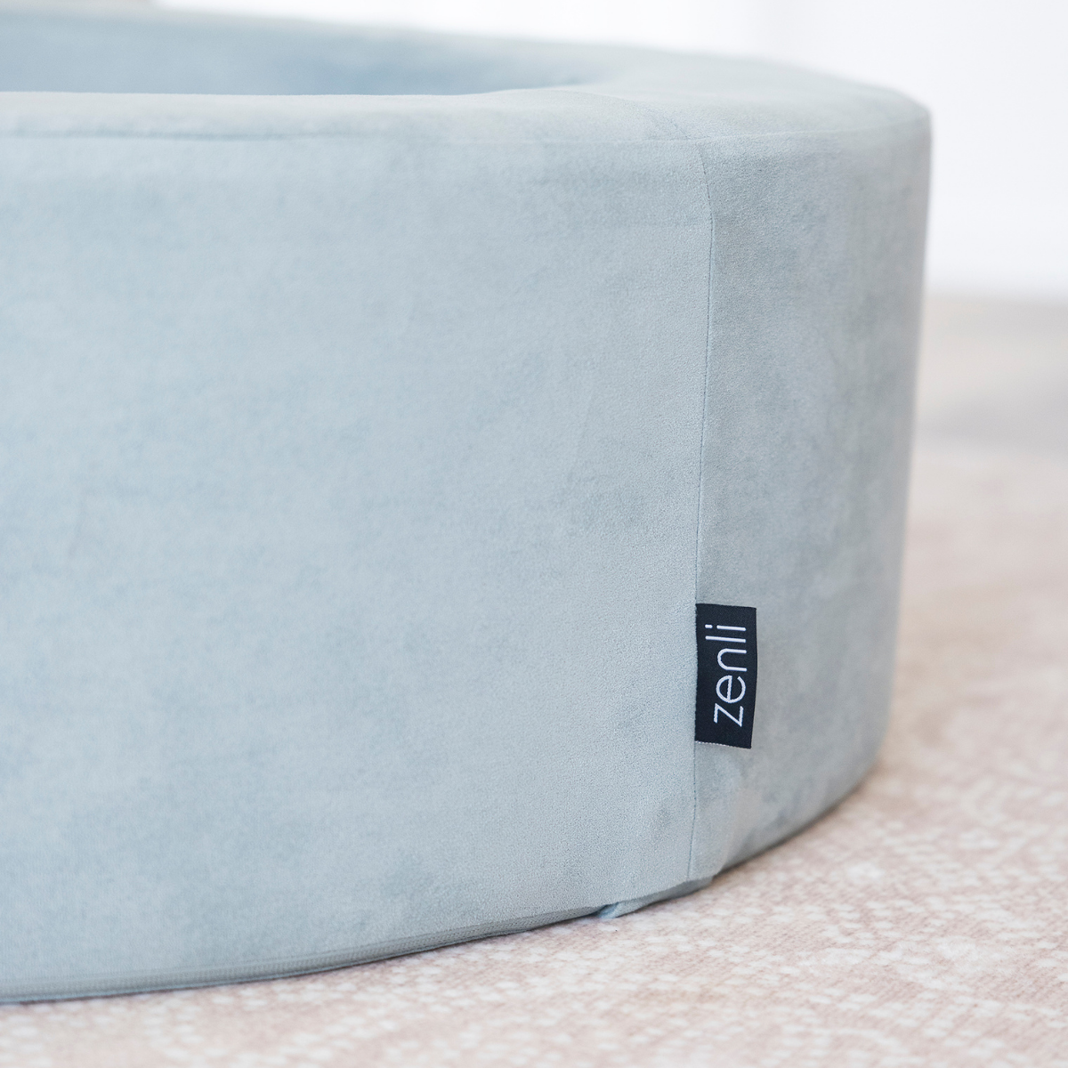 Zenli-O Play Ottoman - Sea Foam Blue
