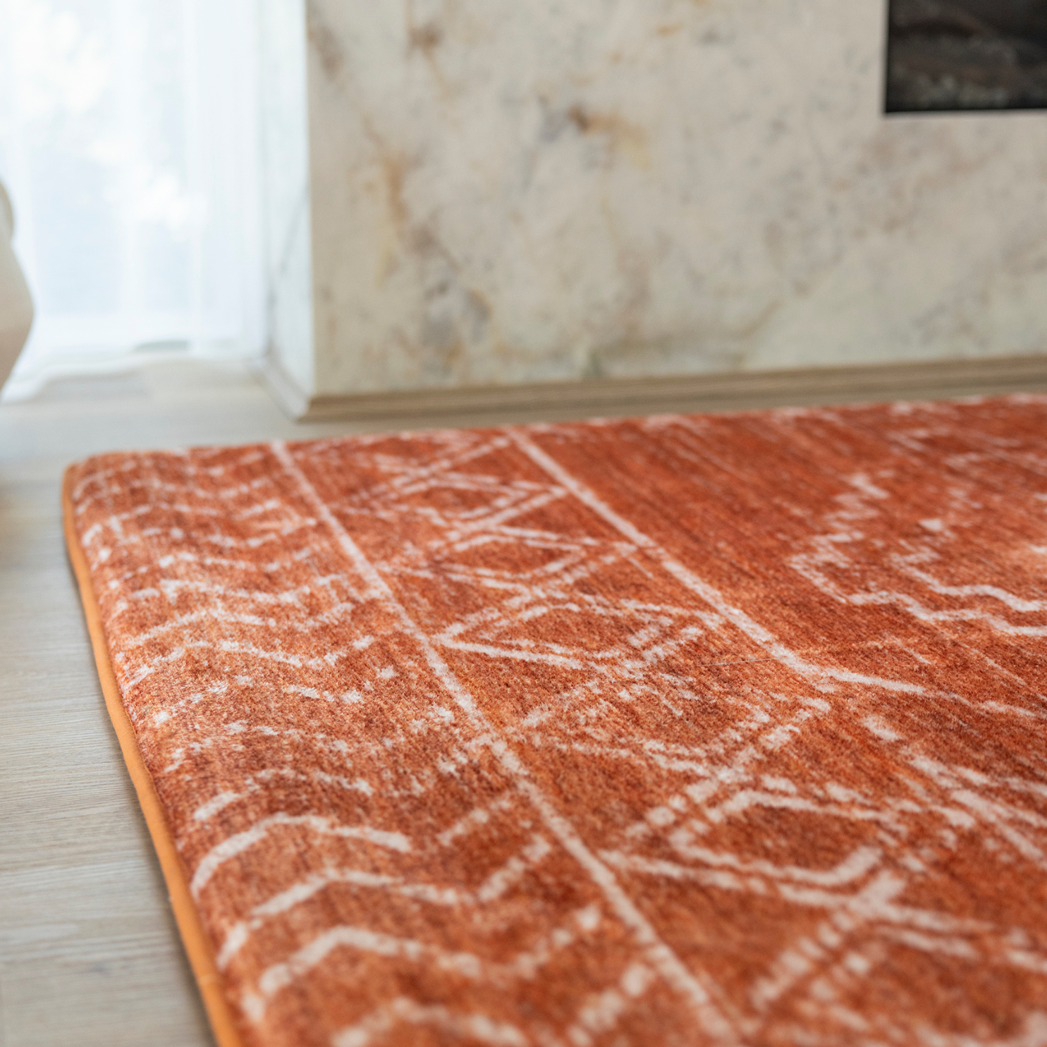 Terracotta Tribal Designer Memory Foam Play Mat