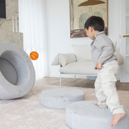 Zenli-O Play Ottoman - Dove Grey