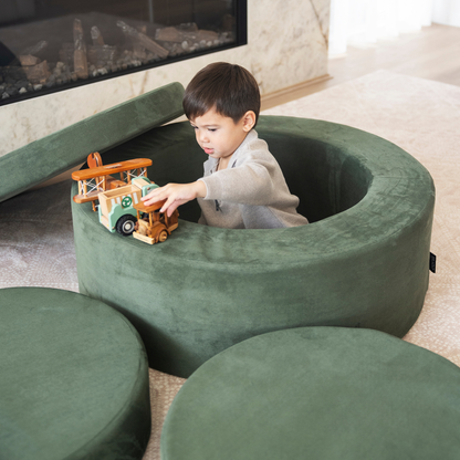 Zenli-O Play Ottoman - Sage