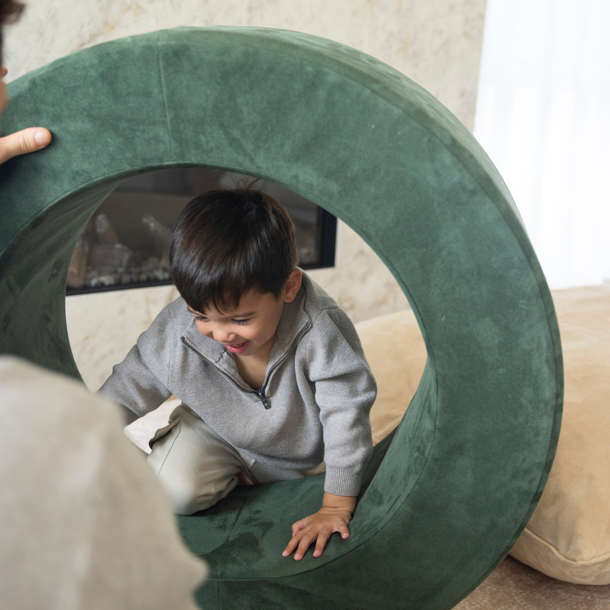 Zenli-O Play Ottoman - Sage