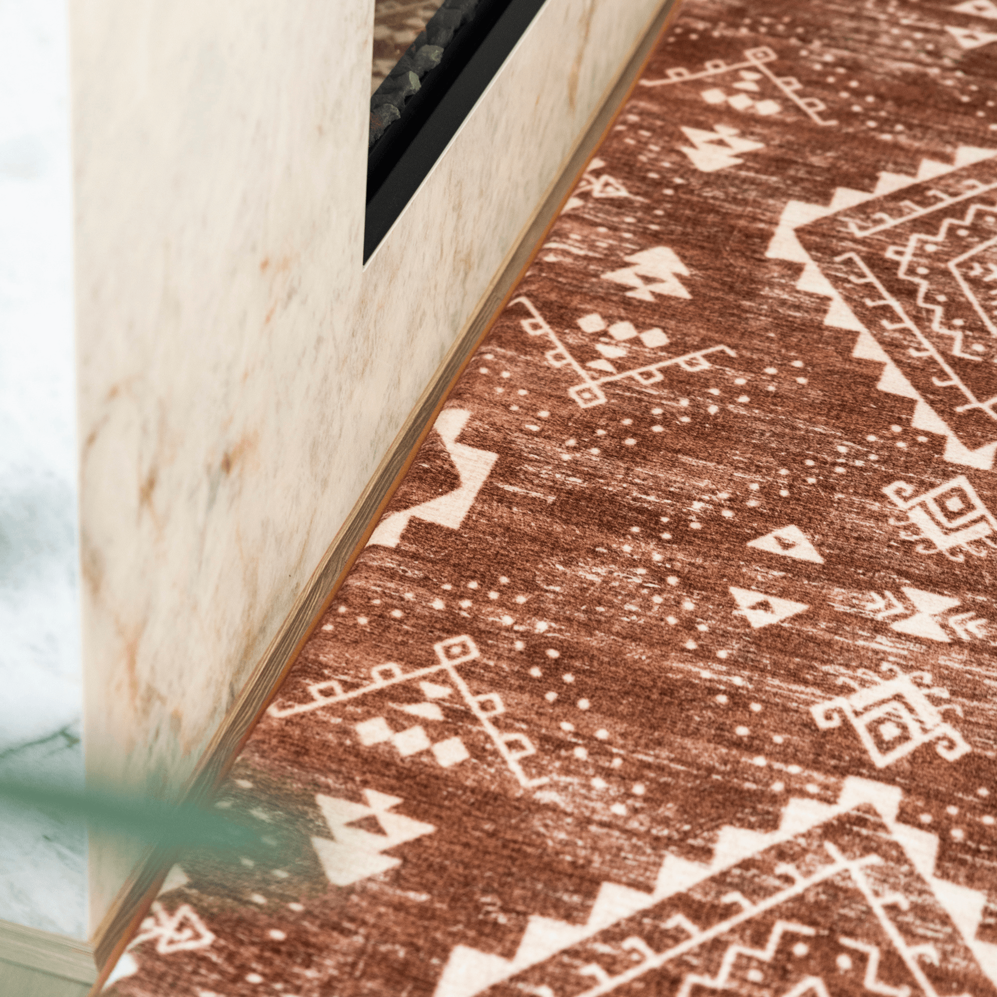 Chocolate Tribal Designer Memory Foam Play Mat