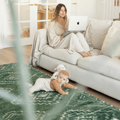 Forest Tribal Designer Memory Foam Play Mat