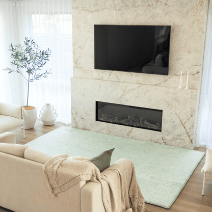 Mint Mosaic Designer Memory Foam Play Mat