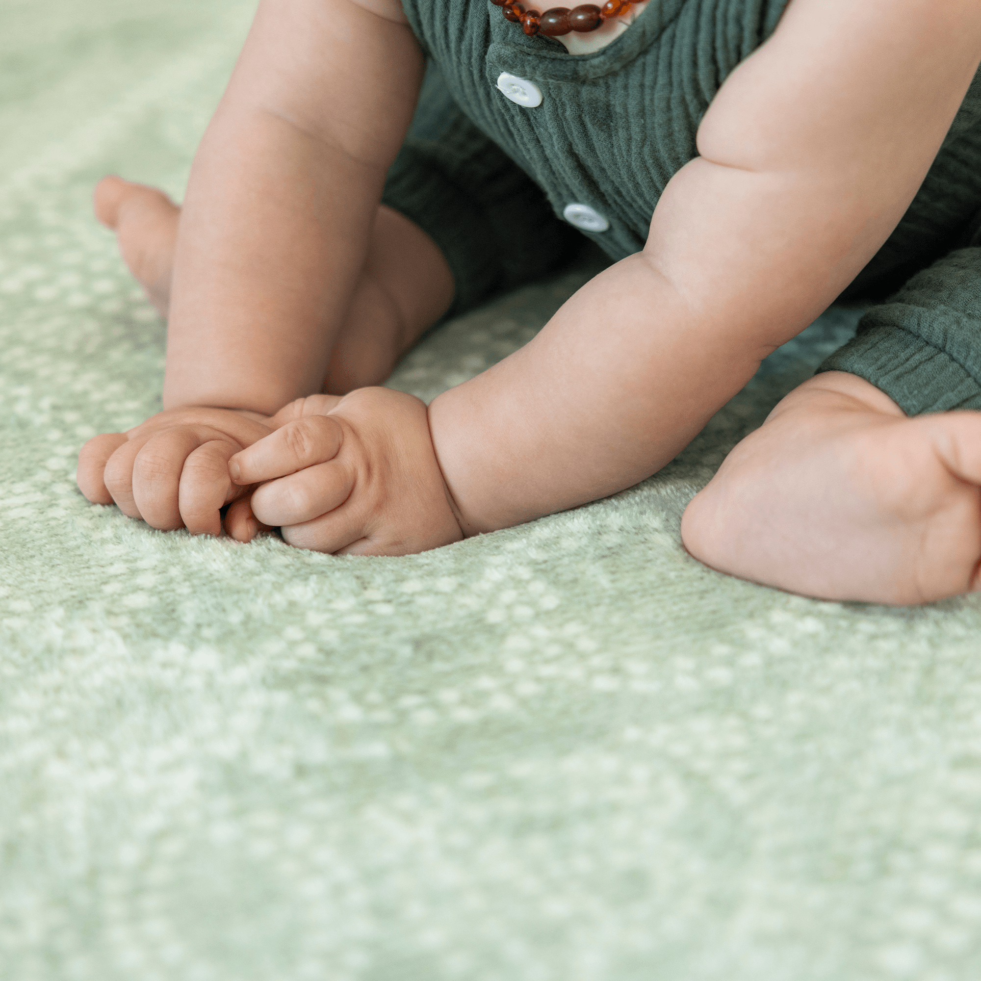 Mint Mosaic Designer Memory Foam Play Mat