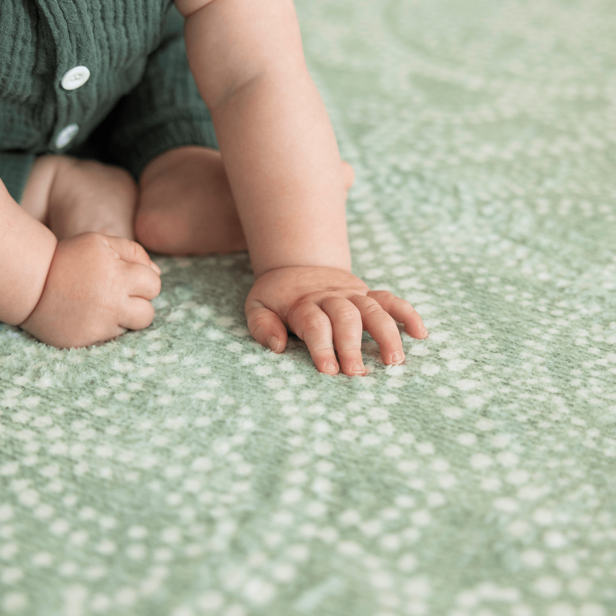 Mint Mosaic Designer Memory Foam Play Mat