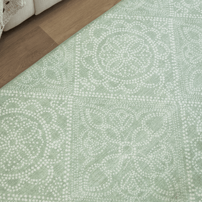 Mint Mosaic Designer Memory Foam Play Mat