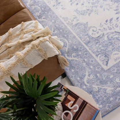 Persian Blue Designer Memory Foam Play Mat