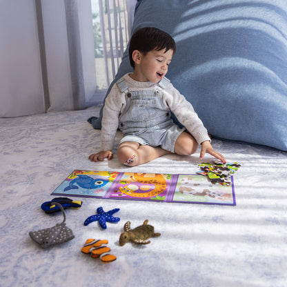 Persian Blue Designer Memory Foam Play Mat