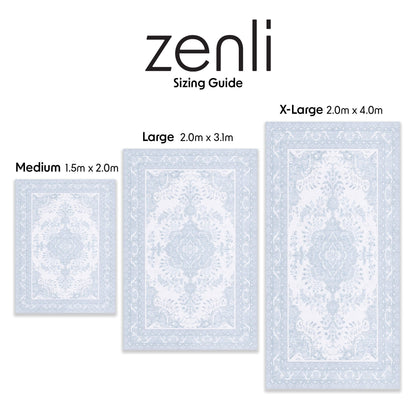 Persian Blue Designer Memory Foam Play Mat