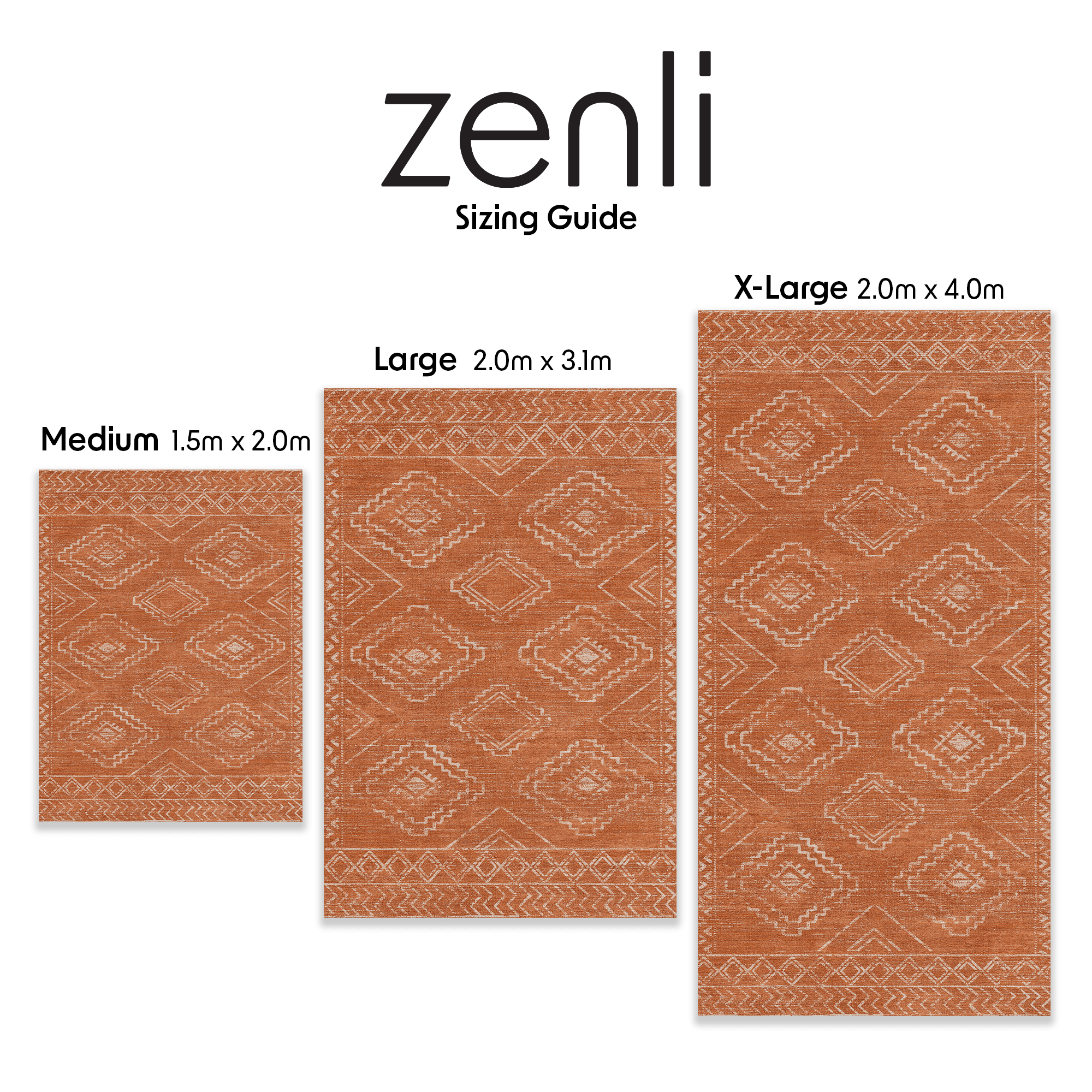 Terracotta Tribal Designer Memory Foam Play Mat