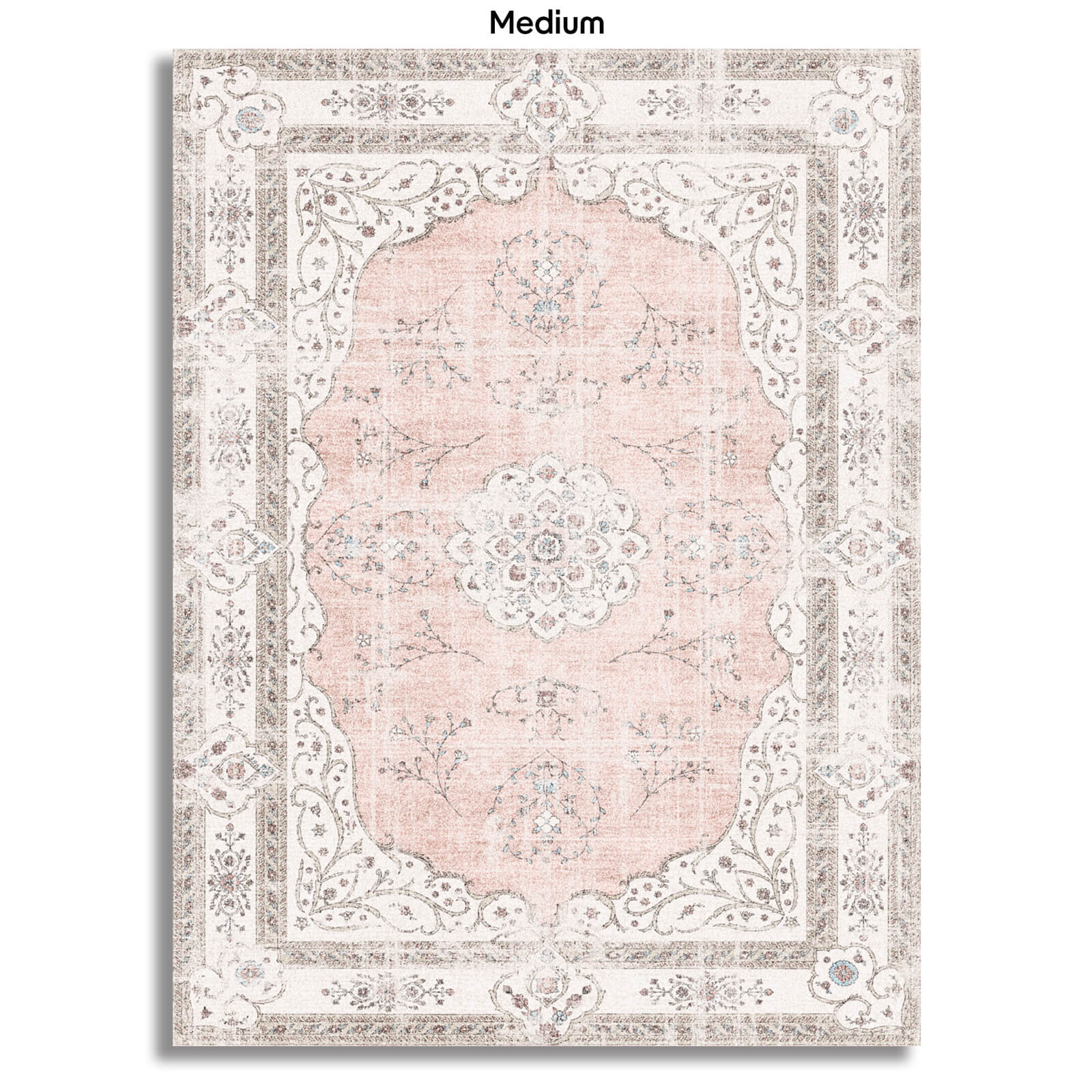 Vintage Rose Designer Memory Foam Play Mat