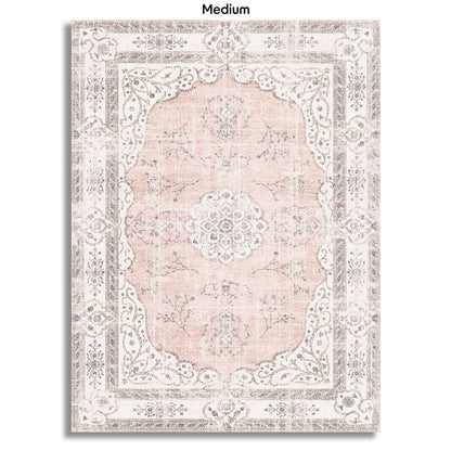 Vintage Rose Designer Memory Foam Play Mat