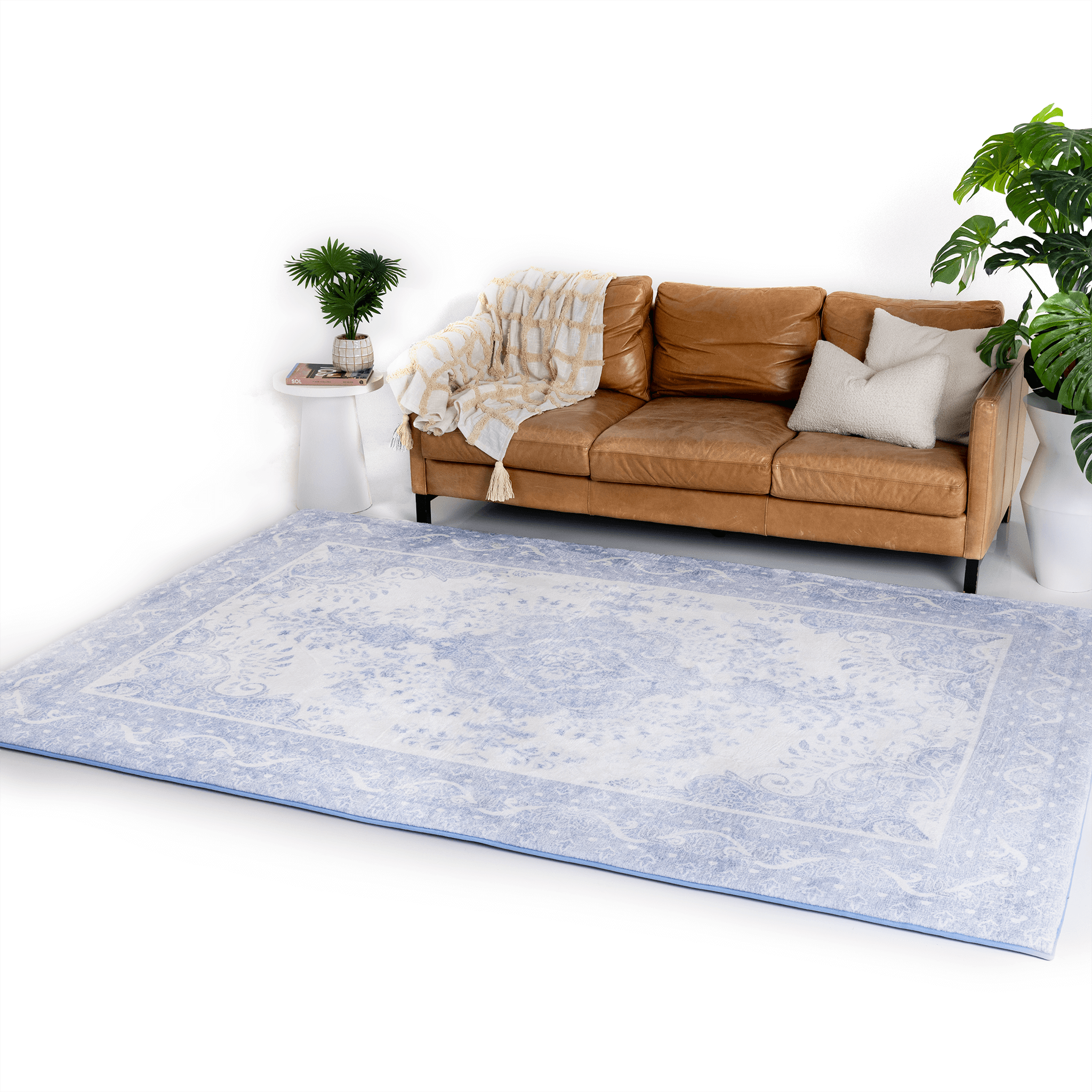 Persian Blue Designer Memory Foam Play Mat