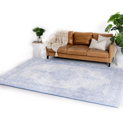 Persian Blue Designer Memory Foam Play Mat